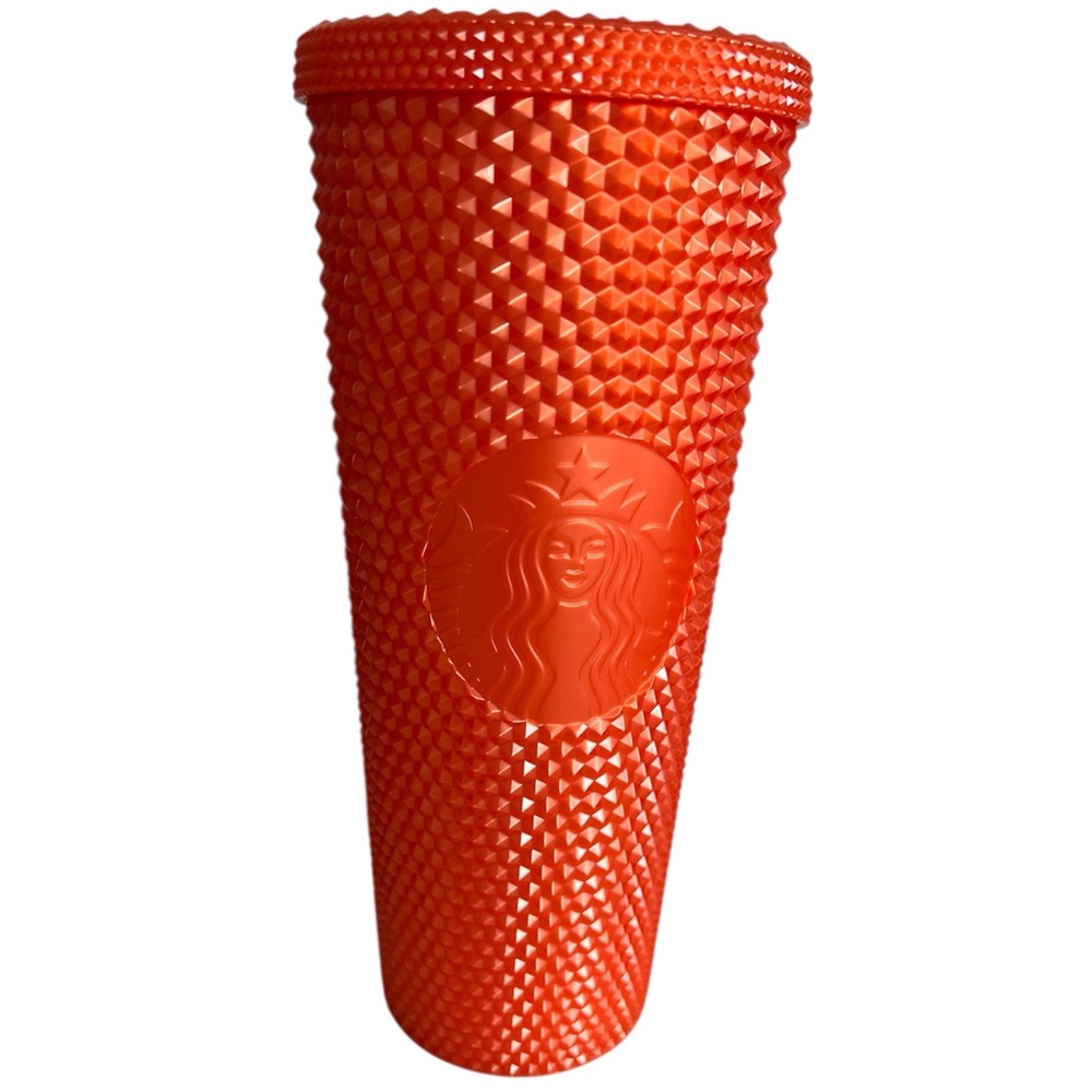 Starbucks Pearlized Orange Studded Venti Tumbler Fall 2022 - Picture 1 of 7